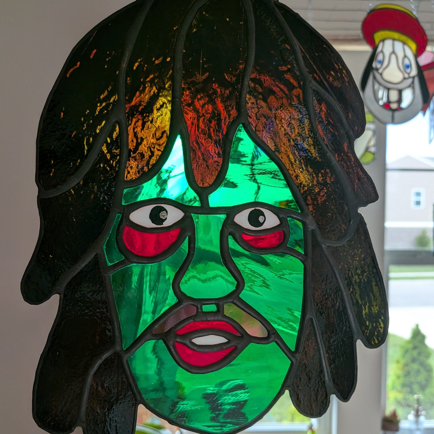 Old Gregg (The Mighty Boosh) Stained Glass Sun Catcher