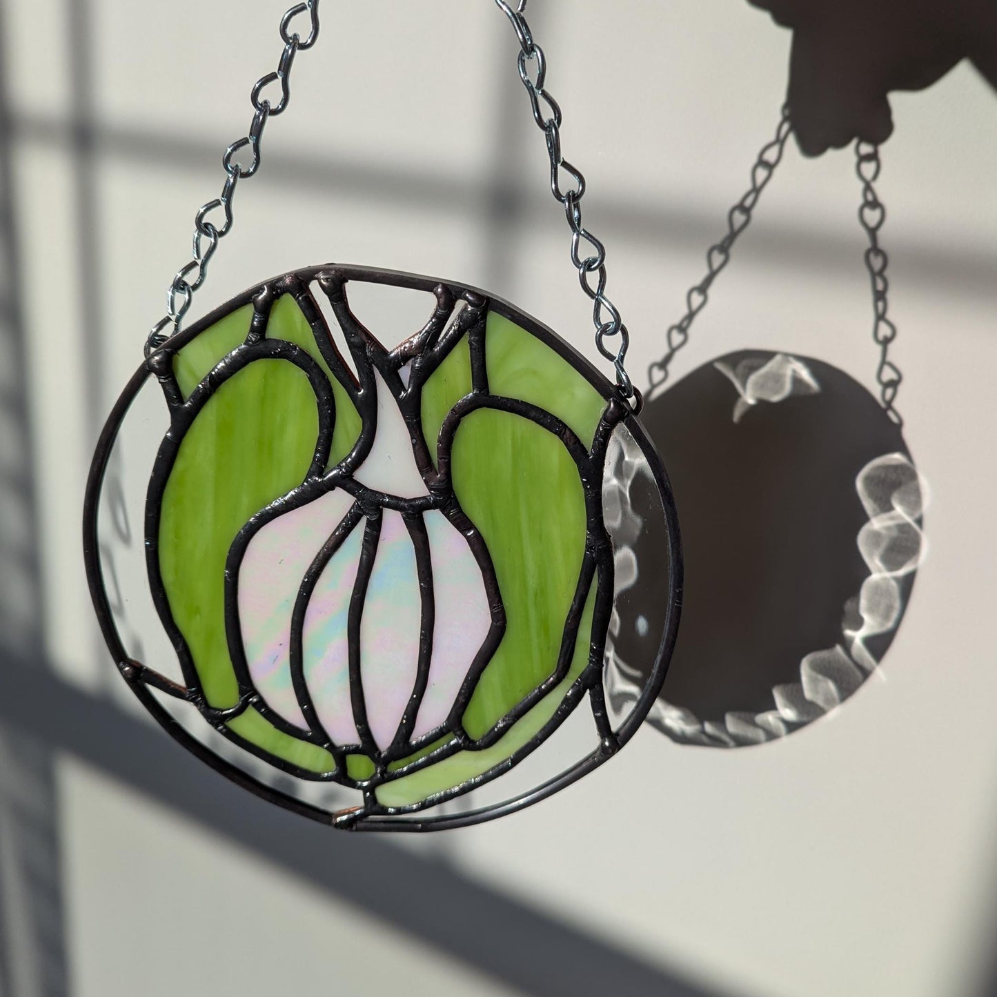 Sun Catcher of Shrek's Hands Holding an Onion, Inspired by the Twilight Series