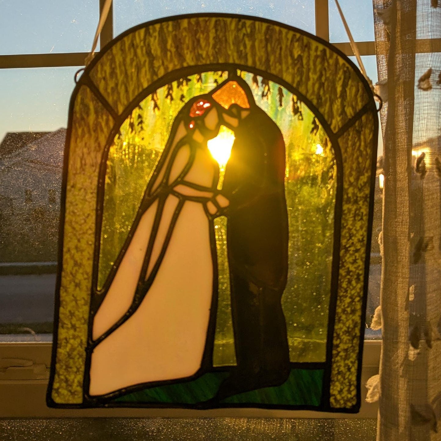 Pre-order: Edward and Bella's Wedding, a Stained Glass Sun Catcher