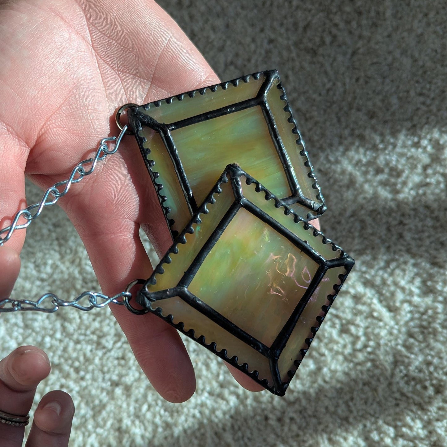 Ravioli Stained Glass Sun Catcher