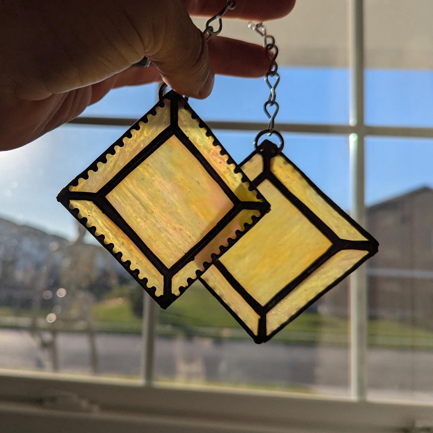 Ravioli Stained Glass Sun Catcher