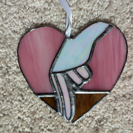 Sun Catcher of Edward's Fingers From When He Sits Down at the Cafeteria