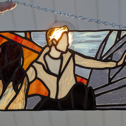 Edward Saves Bella from a Crash Sun Catcher