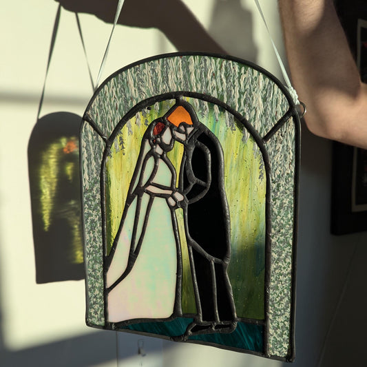 Pre-order: Edward and Bella's Wedding, a Stained Glass Sun Catcher