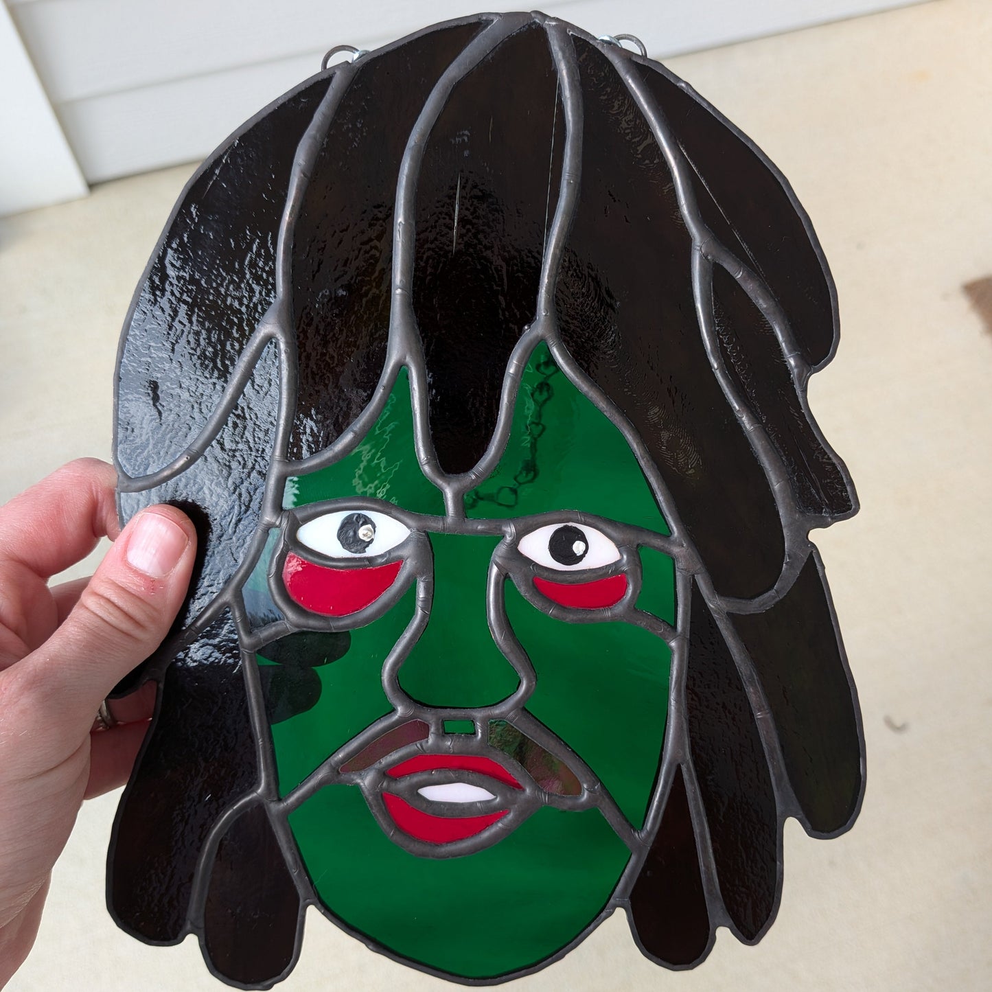 Old Gregg (The Mighty Boosh) Stained Glass Sun Catcher